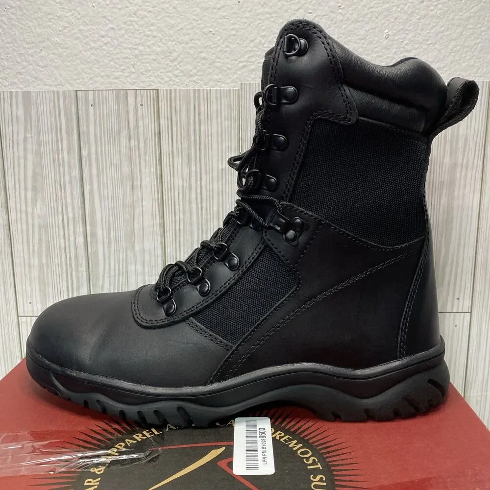 Rothco Mens Military Forced Entry Side Zip Tactical Boots Sz 13 5053 Black